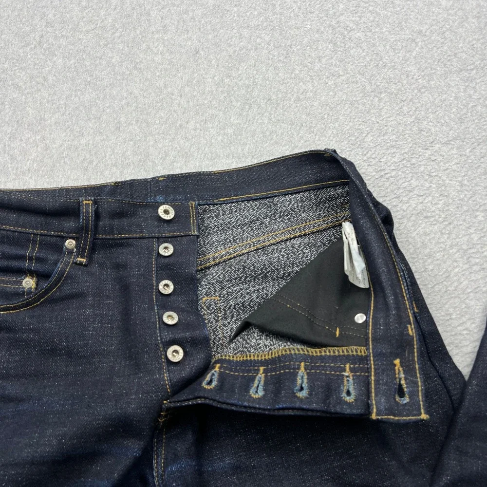 Naked & Famous Jeans Mens 33 Elephant 11 Grandrelle Easy Guy Japan Selvedge Raw